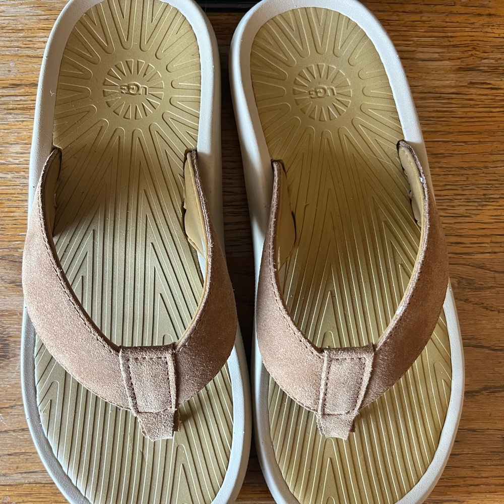 UGG Men's Brookside Ii Flip Flop - Brand New -Chestnut Suede